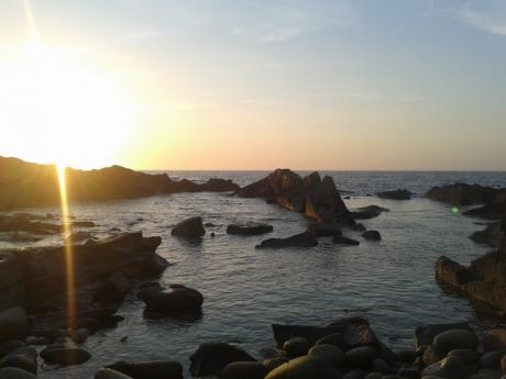 coucher du soleil