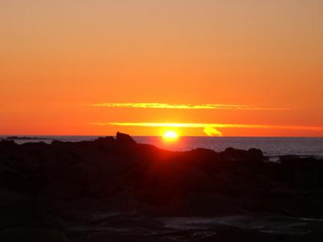 superbe coucher de soleil